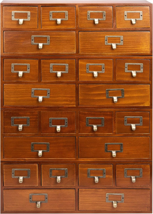 4-Piece Retro Slim Desktop Cabinet Set