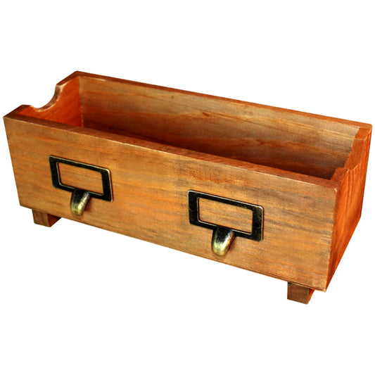 Desktop Storage Caddy | Vintage Style Remote Control Holder