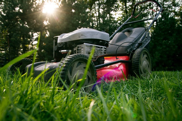 skin protection when mowing lawn