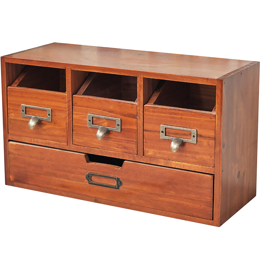 4-Drawer Desktop Organizing Cabinet-Drawer Organizer for Work Desk or Study Table