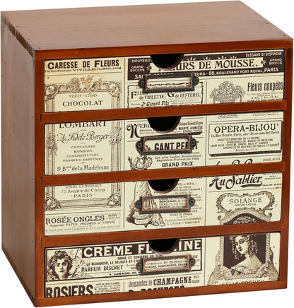 Vintage Ephemera 4-Drawer
