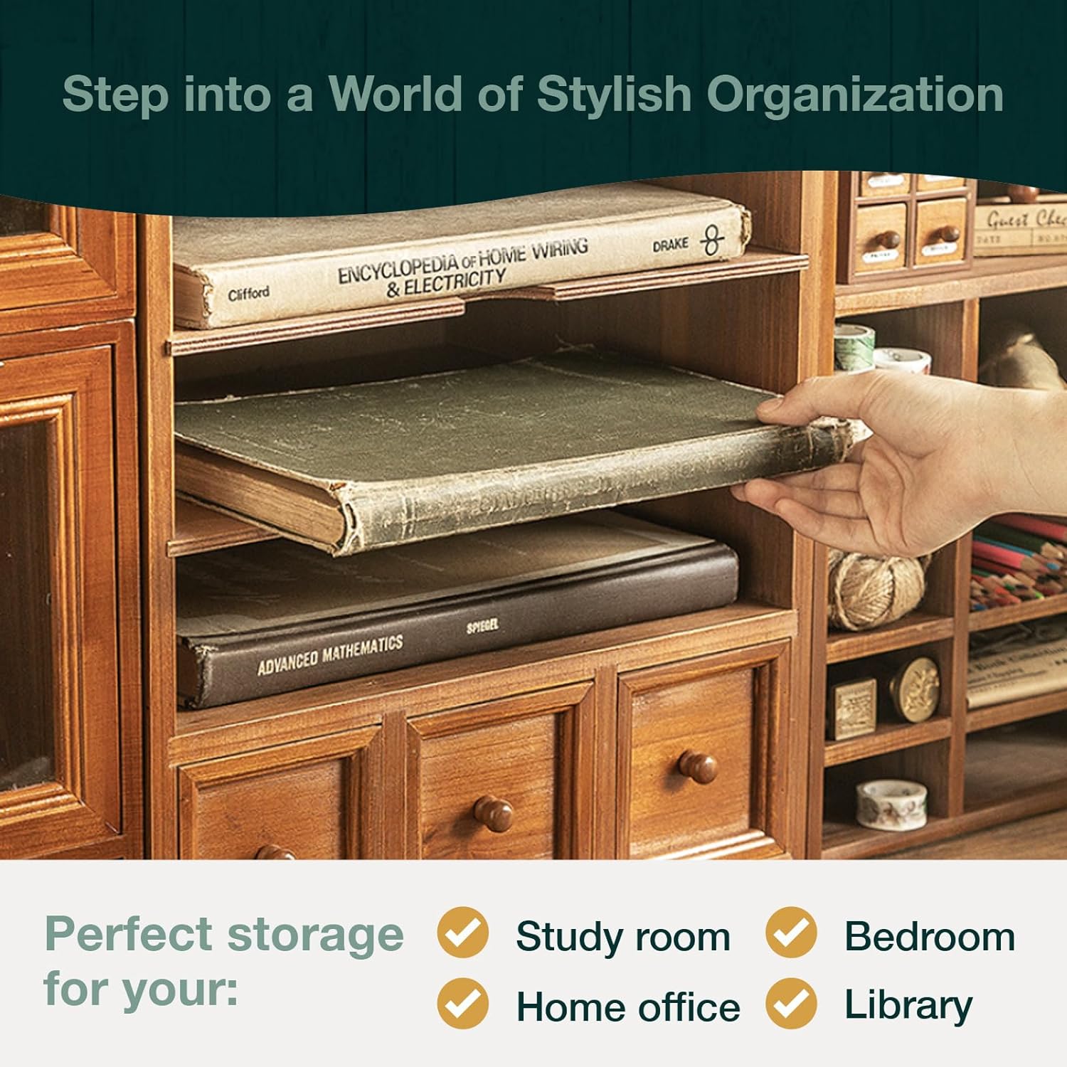 Load image into Gallery viewer, Farmhouse Mail Room Wood Organizer