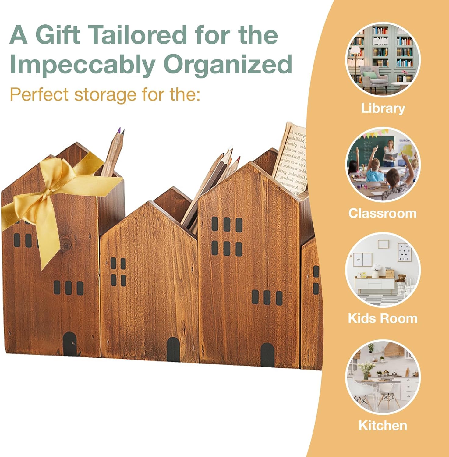 Load image into Gallery viewer, 4-Piece Kids Whimsical Farmhouse Style Table Decor Storage Box 