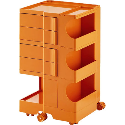 Home Storage Cart I Rolling Wheels 4 Pull Out Drawers I Professional Designer Salon Supply Caddy