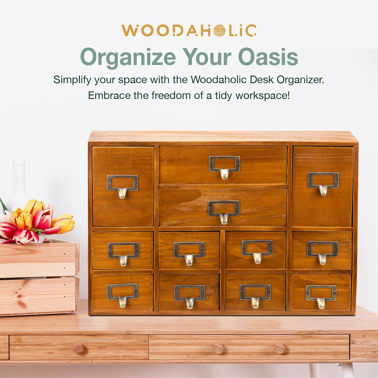 Load image into Gallery viewer, Vintage 12-Drawer Mahogany Apothecary Cabinet