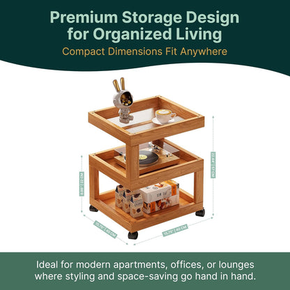 3-Tier Multifunctional Storage Trolley 