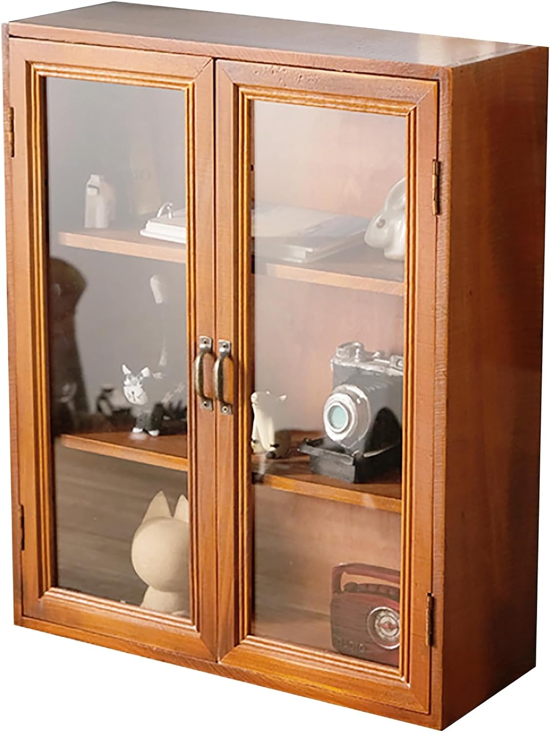 Load image into Gallery viewer, Wall Mount Storage Display Cabinet with Clear Display Doors