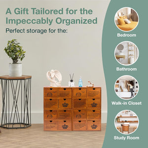 4-Drawer Stackable Storage Set