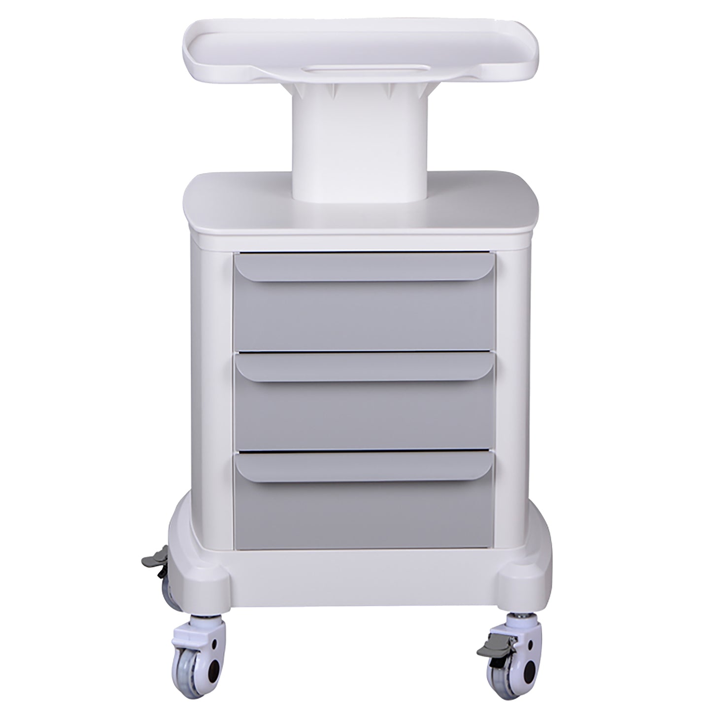 Medical Office Clinic Use Utility Cart with Wheels | Beauty Dental Trolley Lab Salon Industrial Grade Cart