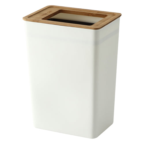 Scandinavian Style Modern Slim Trash Can | 1.85 Gallon Open Top Spill-free Waste Basket Pail