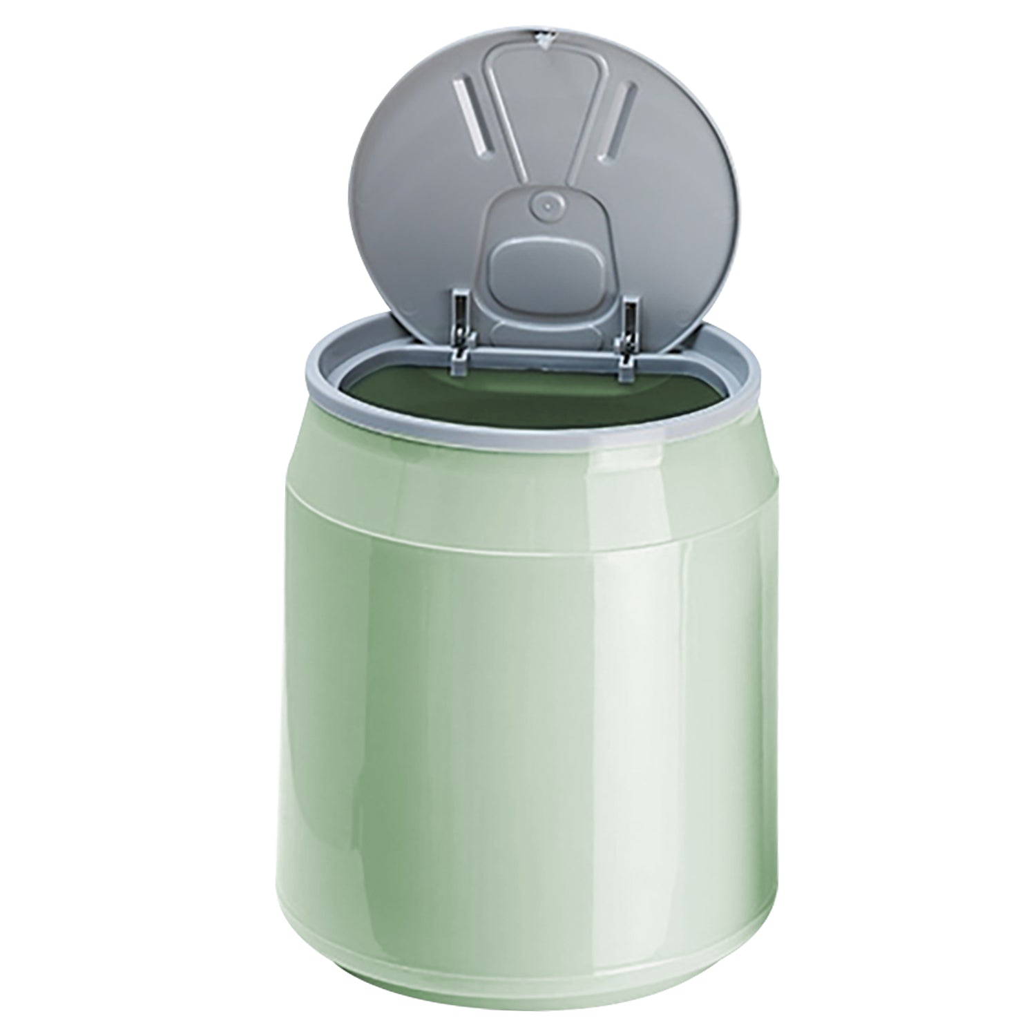 1pc Capsule Shaped Trash Can Made Of Pp Material With Random Color