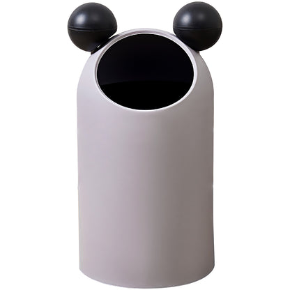 Mousey/Bunny Ears Kids Boys Girls Bedroom Waste Basket Garbage Can 3.7 Gal Trash Bin