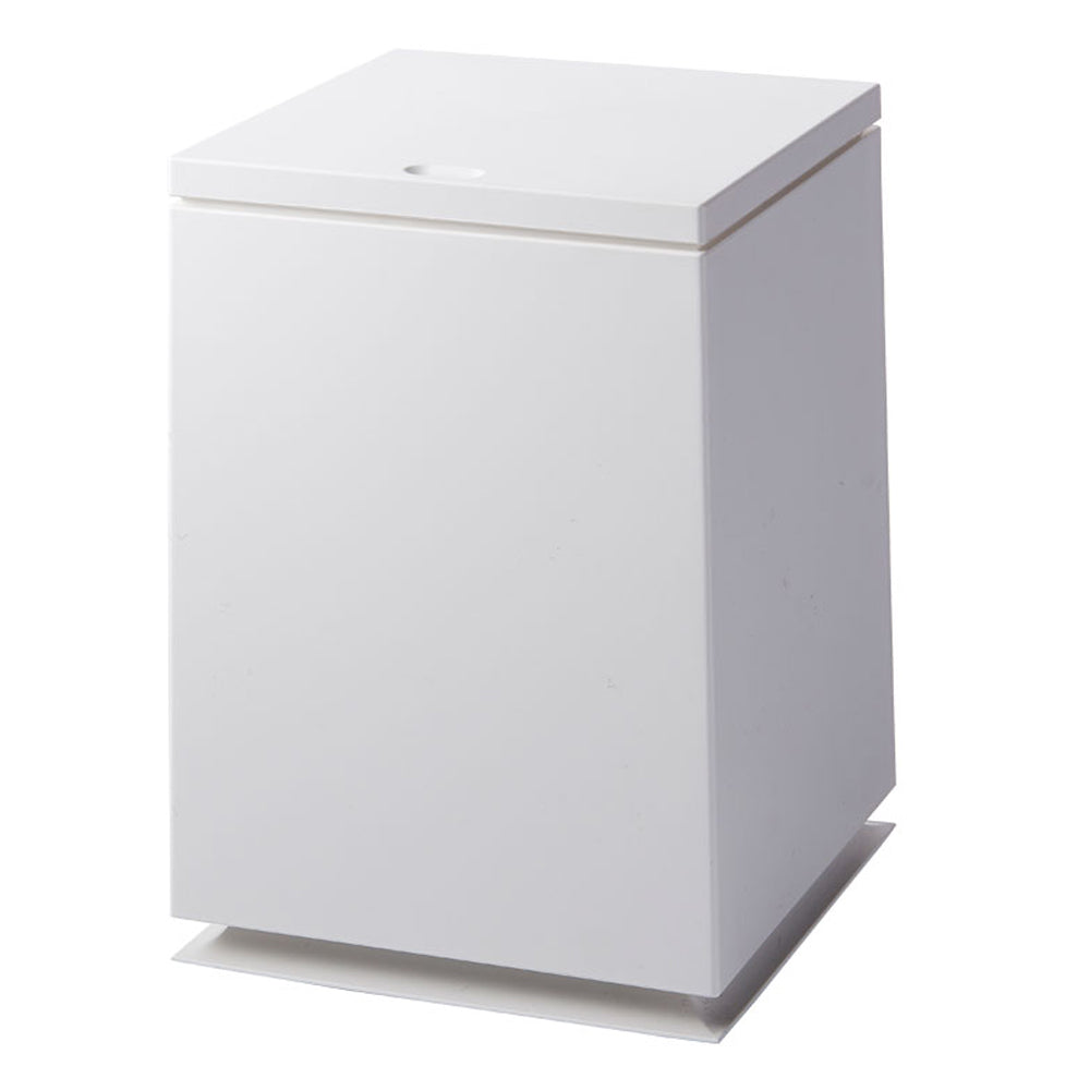 Load image into Gallery viewer, 1.85 Gallon White MCM Garbage Can Bin | Square Trash Can with Removable Liner Bucket