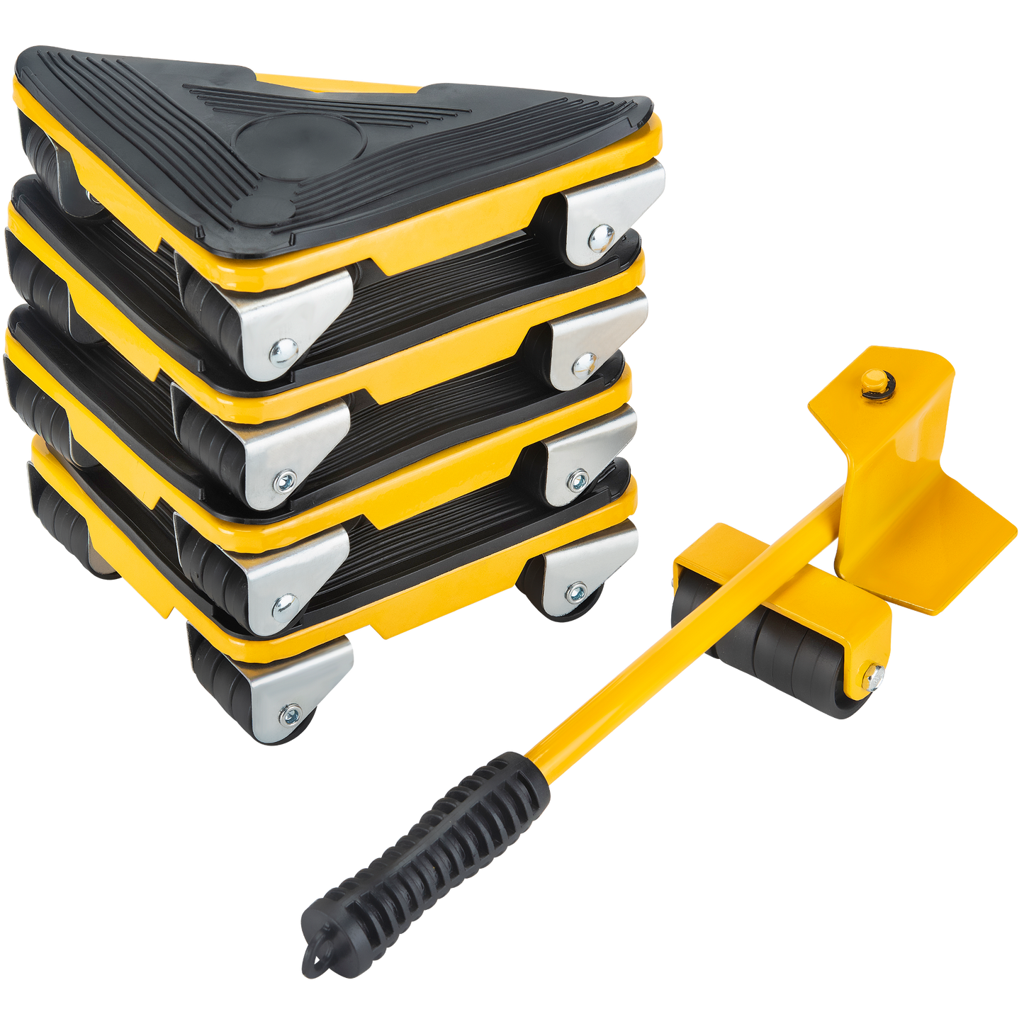 Yellow Heavy Appliance Furniture Mover | Multi-Directional Moving Rollers