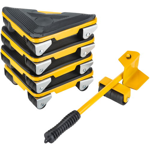 Yellow Heavy Appliance Furniture Mover | Multi-Directional Moving Rollers
