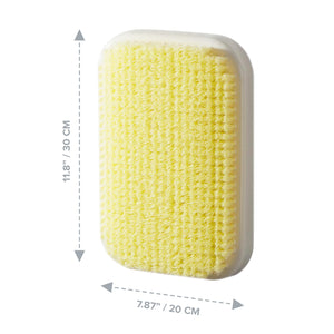 Wall Mounted In-Shower Body Scrubber | Hands-Free Back Brush & Body Scrubber