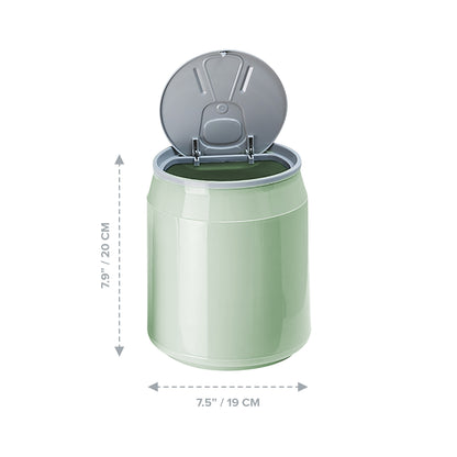 Push-Top Oversized Soda Can Trash Bin | Cute Soda Can Desk Bucket Storage With Pop Top