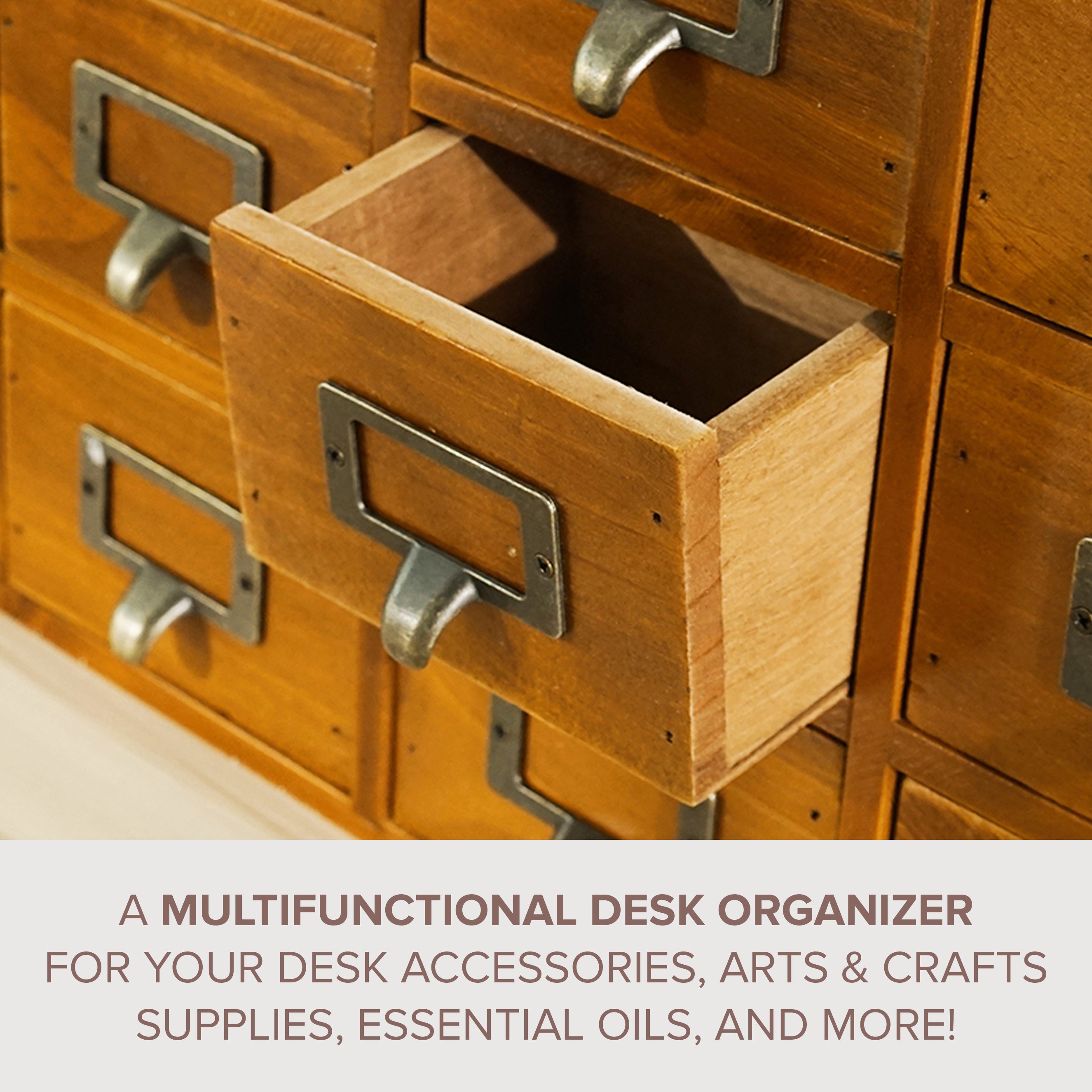 Load image into Gallery viewer, Vintage Traditional Apothecary | Wooden 16 Drawer Desktop Cabinet Organizer