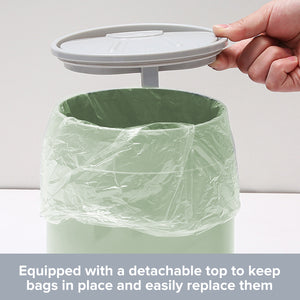 Push-Top Oversized Soda Can Trash Bin | Cute Soda Can Desk Bucket Storage With Pop Top