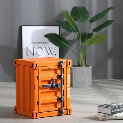 Steampunk Modern Cargo Container Cabinet Freight Load Dresser Industrial Nightstand