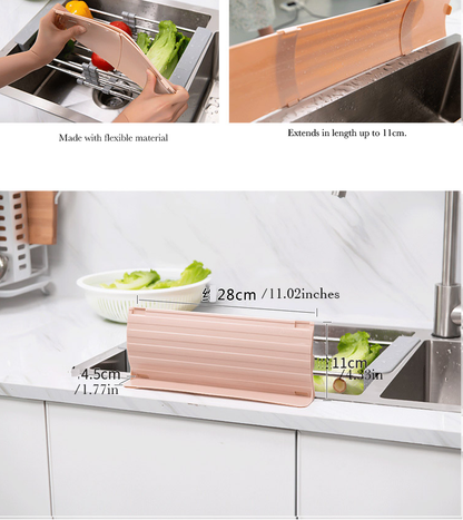 Keep It Extra Clean I Kitchen Sink Water Splash Protector | Keep Dry With A Simple Hack