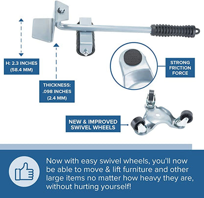 Multi-Directional Furniture Moving Tool - Heavy Furniture Sliders - Easy Mover Tool