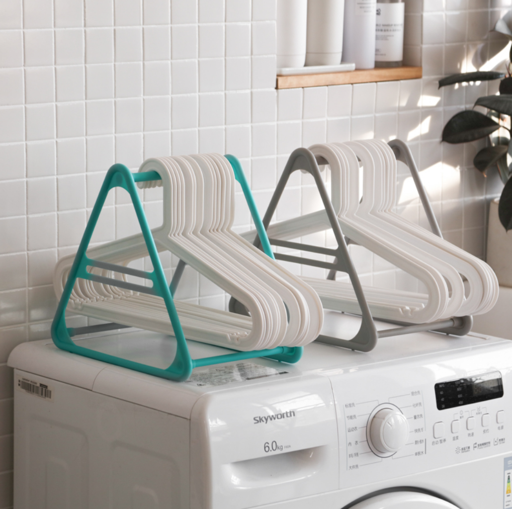 Load image into Gallery viewer, Clothing Laundry Hanger Organizer | Neat Storage For Hanging Tool
