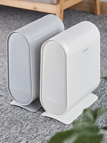 Modern Bathroom Garbage Can with Bag Storage | Elegant and Hygienic - 3 Colors
