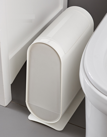Modern Bathroom Garbage Can with Bag Storage | Elegant and Hygienic - 3 Colors