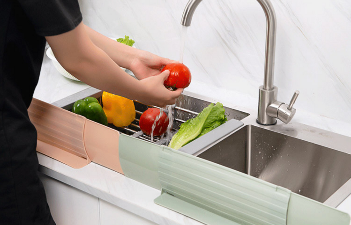 Keep It Extra Clean I Kitchen Sink Water Splash Protector | Keep Dry With A Simple Hack